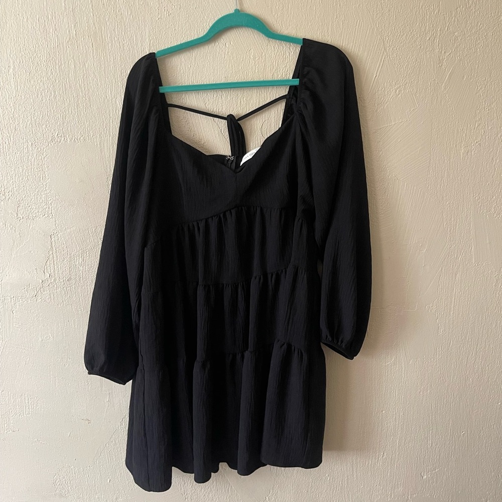 Altar'd State Black Strappy Dress